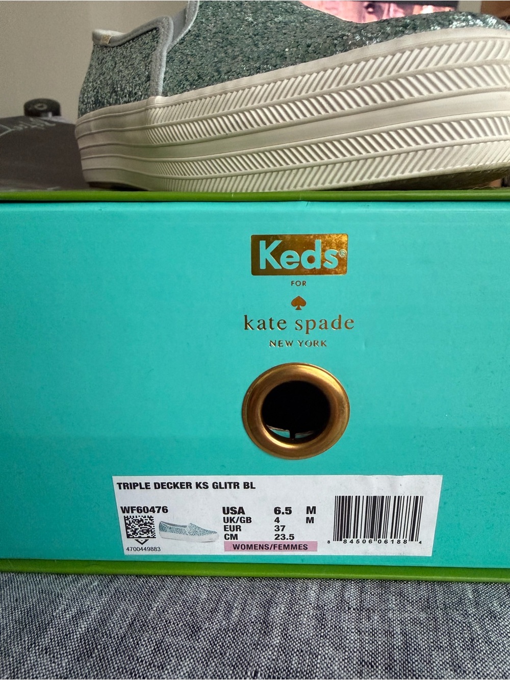 Kate Spade Triple Decker Glitter Blue